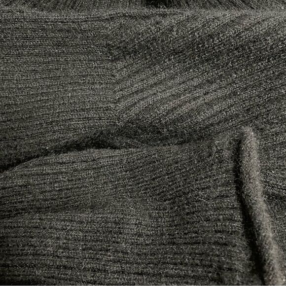 Magaschoni 100% Cashmere Sweater Black Mockneck Soft Pullover Women’s Size Large - Picture 6 of 10